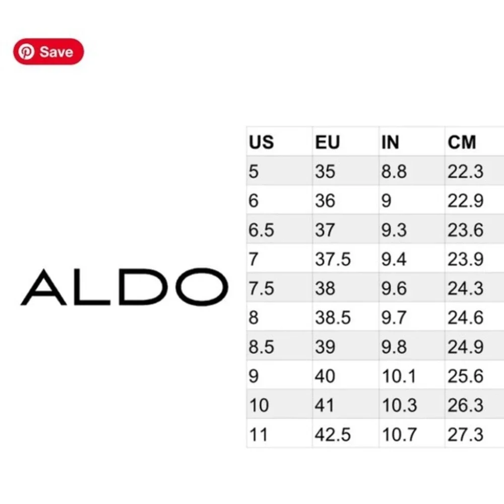 Aldo gently used